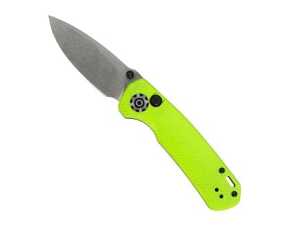 704 Gear Dynamo Folding Drop Point Knife, Lime Green - DYN01-G10-LIM