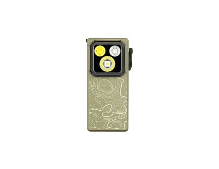 Olight Oclip Ultra 530 Lumen Clip On Flashlight, Olive Topo - OCLIPULTRAOT