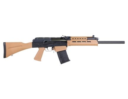 JTS 18.7" 12ga (2)5rd Shotgun, FDE - M12AK-T1A-BR