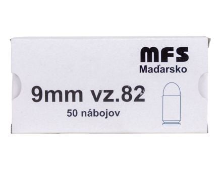 MFS 9x18mm Makarov Ammunition 71gr - Non Corrossive - V2.82