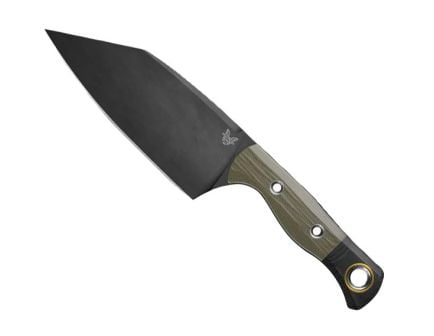 Benchmade Station Fixed Blade Clip Point Kitchen Knife, OD Green - 4010BK-01