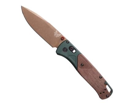 Benchmade Bugout, Taiga Green/Brown Canvas Micarta