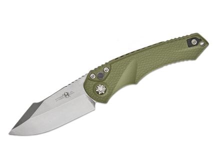 Heretic Knives Mini Pariah Auto Folding Tanto Knife, OD Green - H054-2A-GRN