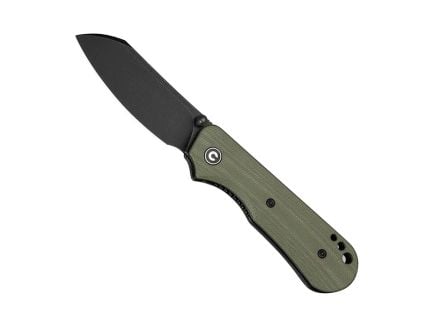 CIVIVI Crabby Folding Sheepsfoot Knife, OD Green - C24055-1