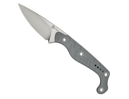 CIVIVI SOKN Fixed Blade Drop Point Knife, Gray - C22027-2