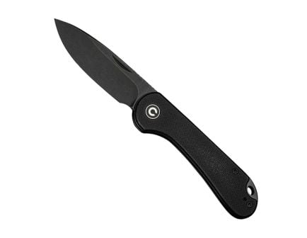 CIVIVI Elementum Drop Point Slip Joint Knife, Black - C18062AJ-1