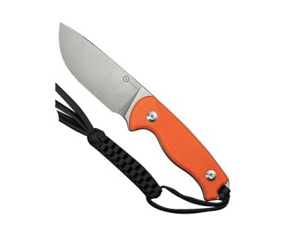 CIVIVI Timberbark Fixed Blade Drop Point Knife, Orange - C23094-2
