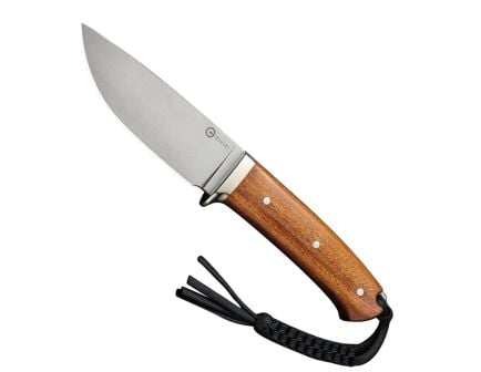 CIVIVI Cloud Peak Fixed Blade Drop Point Knife, Guibourtia - C23044-3