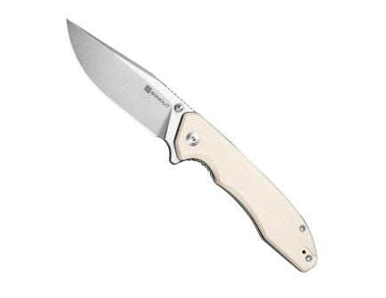 SENCUT Sylor Folding Clip Point Knife, Ivory - S25056-2