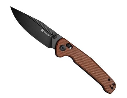 SENCUT Glenspar Folding Clip Point Knife, Brown - S25046-3