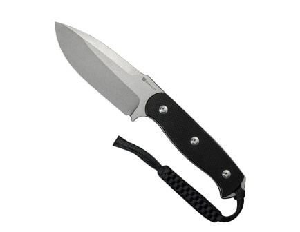 SENCUT Toxodon Fixed Blade Drop Point Knife, Black - S24036-1