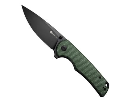 SENCUT Praktisk Folding Drop Point Knife, Green - S24019-3
