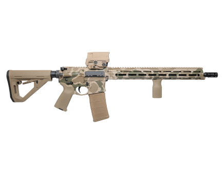 CNC Firearms Daniel Defense DDM4 V7 16"  5.56 NATO w/ Vortex AMG UH-1 Red Dot, Duck Camo