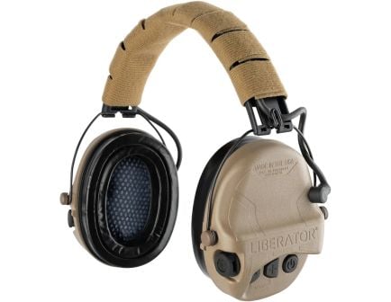 Safariland Liberator HP 2.0 Electronic Earmuffs, FDE - TCI-LIBHP-2.0-FDE