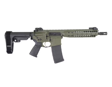 LWRC IC A5 10.5" .300 BLACKOUT AR Pistol W/ SBA3 BRACE, OD GREEN