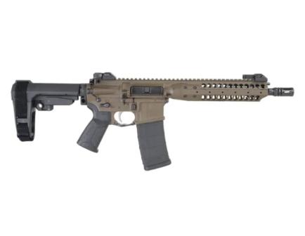 LWRC IC A5 10.5" .300 BLACKOUT AR Pistol W/ SBA3 BRACE, PATRIOT BROWN