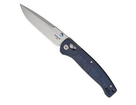 Hogue Mysto Manual Folding Drop Point Knife, Water - 24456