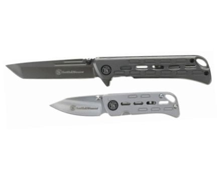 Smith & Wesson 2 Piece Folding Knife Combo Drop Point/Tanto Blades - 1259504