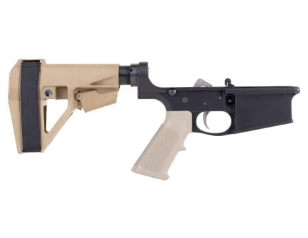 PSA PA10 Classic EPT Complete Lower w/ SBA5 Brace, FDE