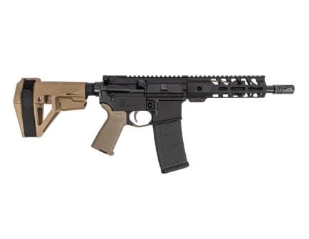 PSA 8.5" Pistol Length 300BO 1/7 Nitride 7" Lightweight  MLOK MOE EPT SBA5 Pistol, FDE