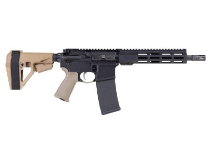 PSA 10.5" Pistol Length 300BO 1/7 Nitride 9" Lightweight Hex MLOK MOE EPT SBA5 Pistol, FDE