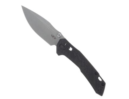 Zero Tolerance 0203CF Folding Drop Point Knife, Carbon Fiber Black - ZT0203CF