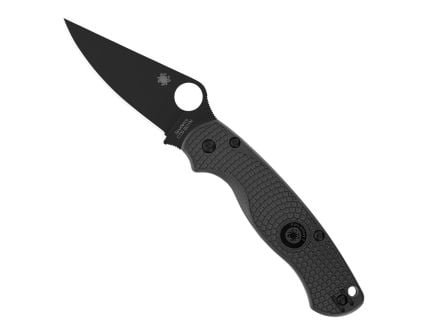 Spyderco Para Military 2 Lightweight Folding Clip Point Knife, Black - C81PBBK2