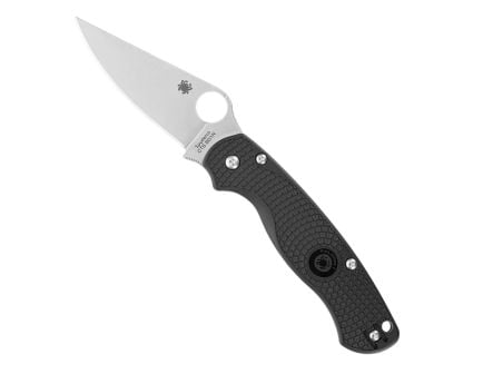 Spyderco Para Military 2 Lightweight Folding Clip Point Knife, Black - C81PBK2
