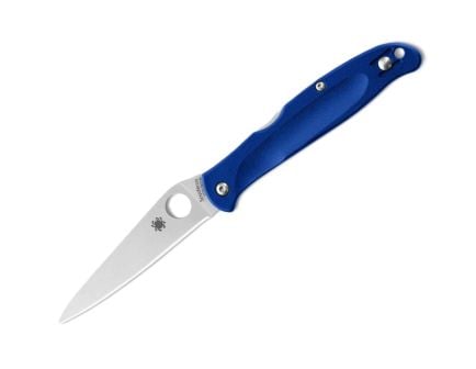 Spyderco Charisma Folding Drop Point Folding Knife, Blue - BD1N