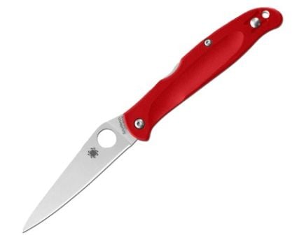 Spyderco Charisma Folding Drop Point Folding Knife, Red - BD1N