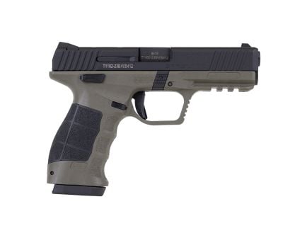 Sar SAR9 4.4" O.R. 9mm 17rd Pistol, OD Green - SAR9RDODBL