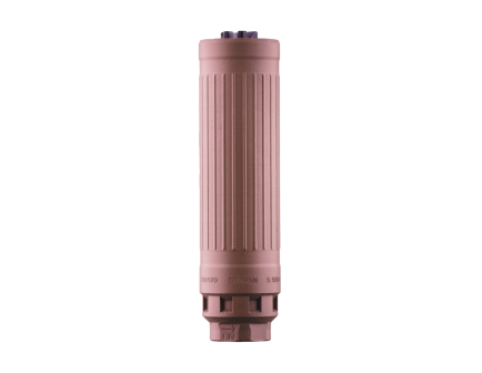 Dead Air CT5P 5.56/6mm ARC Suppressor w/ integrated Xeno Mount 1/2-28, FDE - CT5PXNFDE