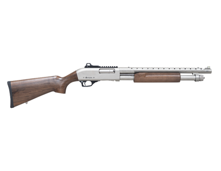 CITADEL MARINER 20GA 18.5" PUMP ACTION SHOTGUN, NICKEL/WOOD