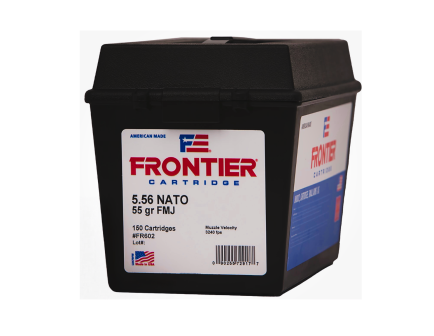 Hornady Frontier XM193 5.56 NATO 55 Grain FMJ Ammo Can, 150 Rds - FR602