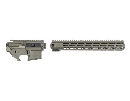 Sabre-15 Builder Set - 15" QDSM Rail, Moss Green