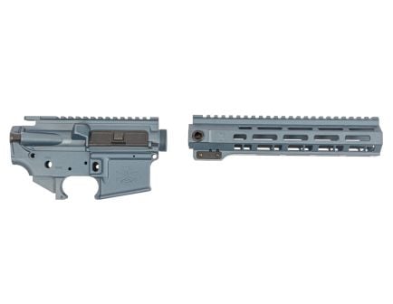 Sabre-15 Builder Set - 9.75" QDSM Rail, Blue Titanium