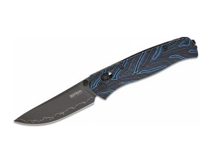 SRM 225L Mono Chassis Black and Blue Handle, PVD Black - SRM-255L-GE2
