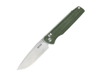 SRM 225L Mono Chassis Green Micarta, Bead Blast - SRM-255L-MG2