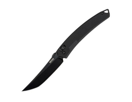 SRM 9211 Ambi Lock Knife, Black G10, Black Blade, Black - SRM-9211-GB