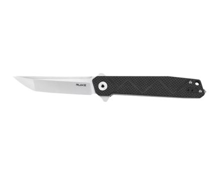 Ruike P127 8.46" Folding Knife, Carbon Fiber Overlay - RK-P127-CB