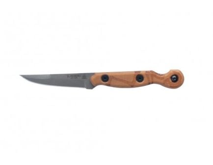 TOPS Knives El Pionero Fixed Blade Knife, Tan Canvas Micarta - ELPO-01