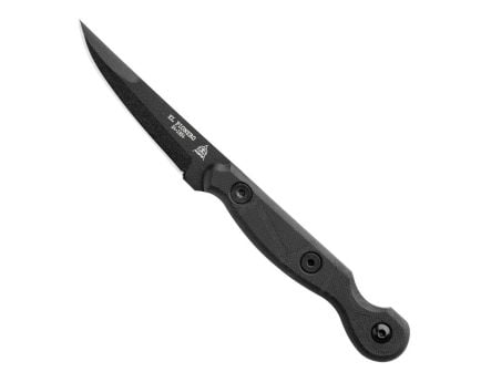 TOPS Knives El Pionero Blackout Edition Fixed Blade Knife, Black - ELPO-02
