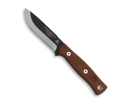 TOPS Knives Fieldcraft 3.5 Fixed Blade Knife, Tan Canvas Micarta - MBROS-01