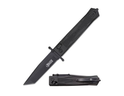 Elite Tactical Guardsman Eluder Folding Knife, Black - ET-FDR015CS