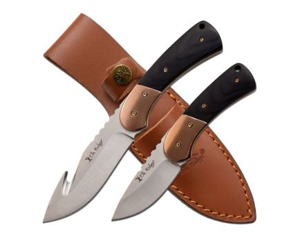 Elk Ridge Fixed Blade Knife Set, Clam - ER-200-10BKCS