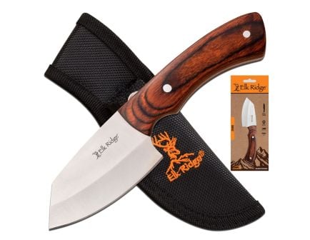 Elk Ridge Fixed Blade Knife, Clam - ER-200-27BRCS