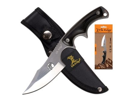 Elk Ridge RAGHORN Fixed Blade Knife, Clam - ER-534BKCS