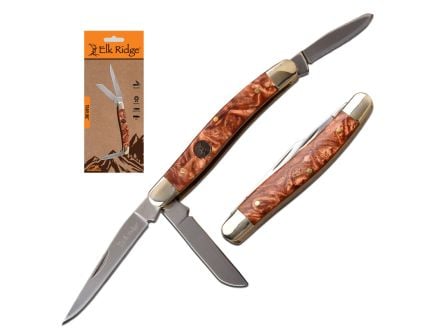 Elk Ridge TRAPLINE Manual Folding Knife, Clam - ER-953BRCS