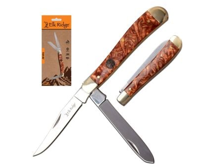 Elk Ridge TRAPLINE Manual Folding Knife, Clam - ER-954BRCS