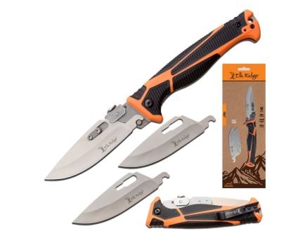 Elk Ridge TREK Manual Folding Knife, Clam - ER-TKFDR002CS